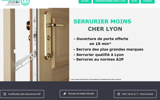 Serrurier moins cher Lyon