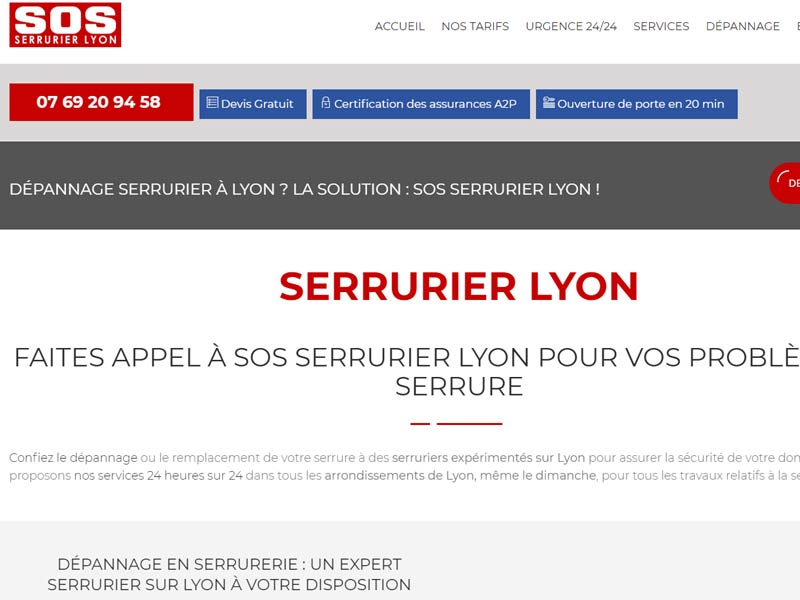 Serrurier Lyon répare rapidement vos serrures