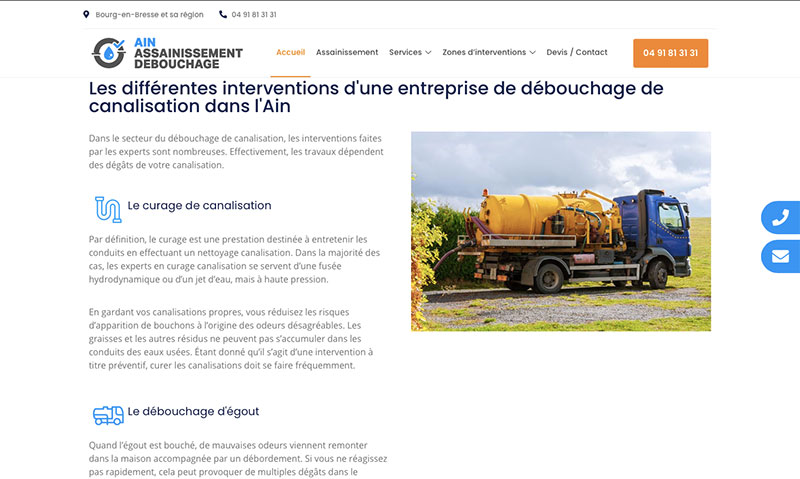 debouchage-canalisation-ain